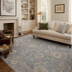 Chris Loves Julia x Loloi Louisa Ocean / Sunset 11' - 6" x 15' - 7" Area Rug White Cliff Studio Area Rugs