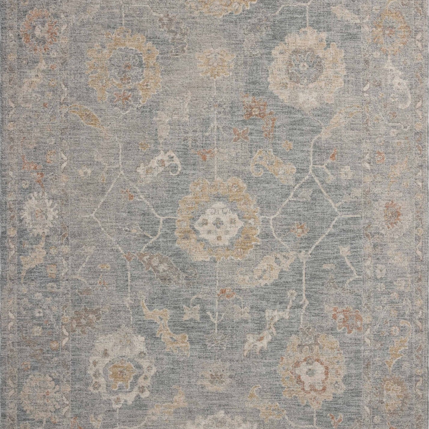 Chris Loves Julia x Loloi Louisa Ocean / Sunset 11' - 6" x 15' - 7" Area Rug White Cliff Studio Area Rugs