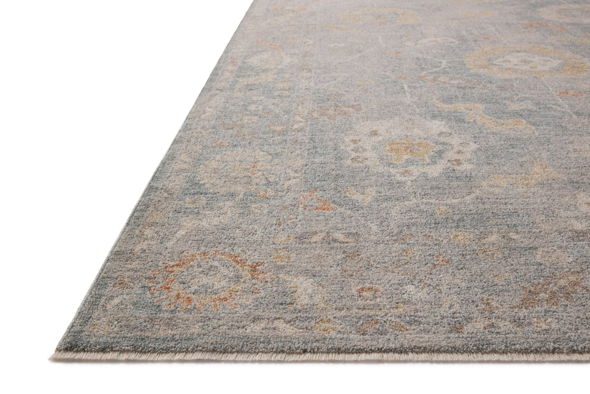 Chris Loves Julia x Loloi Louisa Ocean / Sunset 11' - 6" x 15' - 7" Area Rug White Cliff Studio Area Rugs