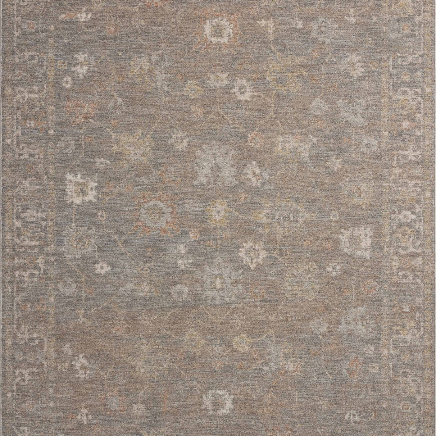 Chris Loves Julia x Loloi Louisa Stone / Multi 11' - 6" x 15' - 7" Area Rug White Cliff Studio Area Rugs