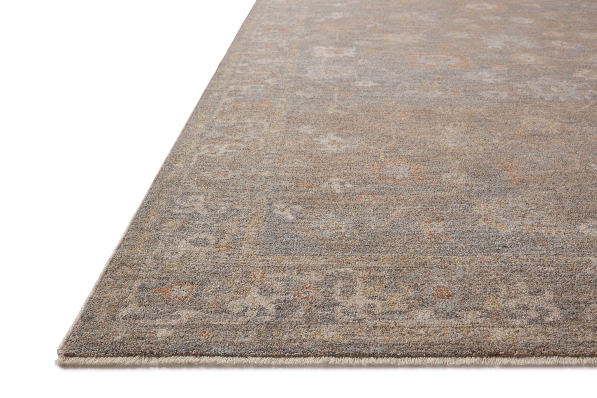 Chris Loves Julia x Loloi Louisa Stone / Multi 11' - 6" x 15' - 7" Area Rug White Cliff Studio Area Rugs