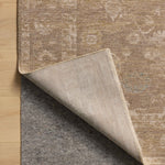 Chris Loves Julia x Loloi Louisa Taupe / Gold 11' - 6" x 15' - 7" Area Rug White Cliff Studio Area Rugs