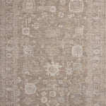 Chris Loves Julia x Loloi Louisa Taupe / Ivory 11' - 6" x 15' - 7" Area Rug White Cliff Studio Area Rugs