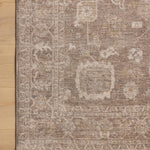 Chris Loves Julia x Loloi Louisa Taupe / Ivory 11' - 6" x 15' - 7" Area Rug White Cliff Studio Area Rugs