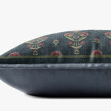 Chris Loves Julia x Loloi Marigold Blue / Multi 13'' x 21'' Pillow White Cliff Studio Throw Pillows