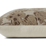 Chris Loves Julia x Loloi Matilda Beige / Mocha 18'' x 18'' Pillow White Cliff Studio Throw Pillows