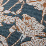 Chris Loves Julia x Loloi Matilda Blue / Orange 18'' x 18'' Cover Only White Cliff Studio Throw Pillows