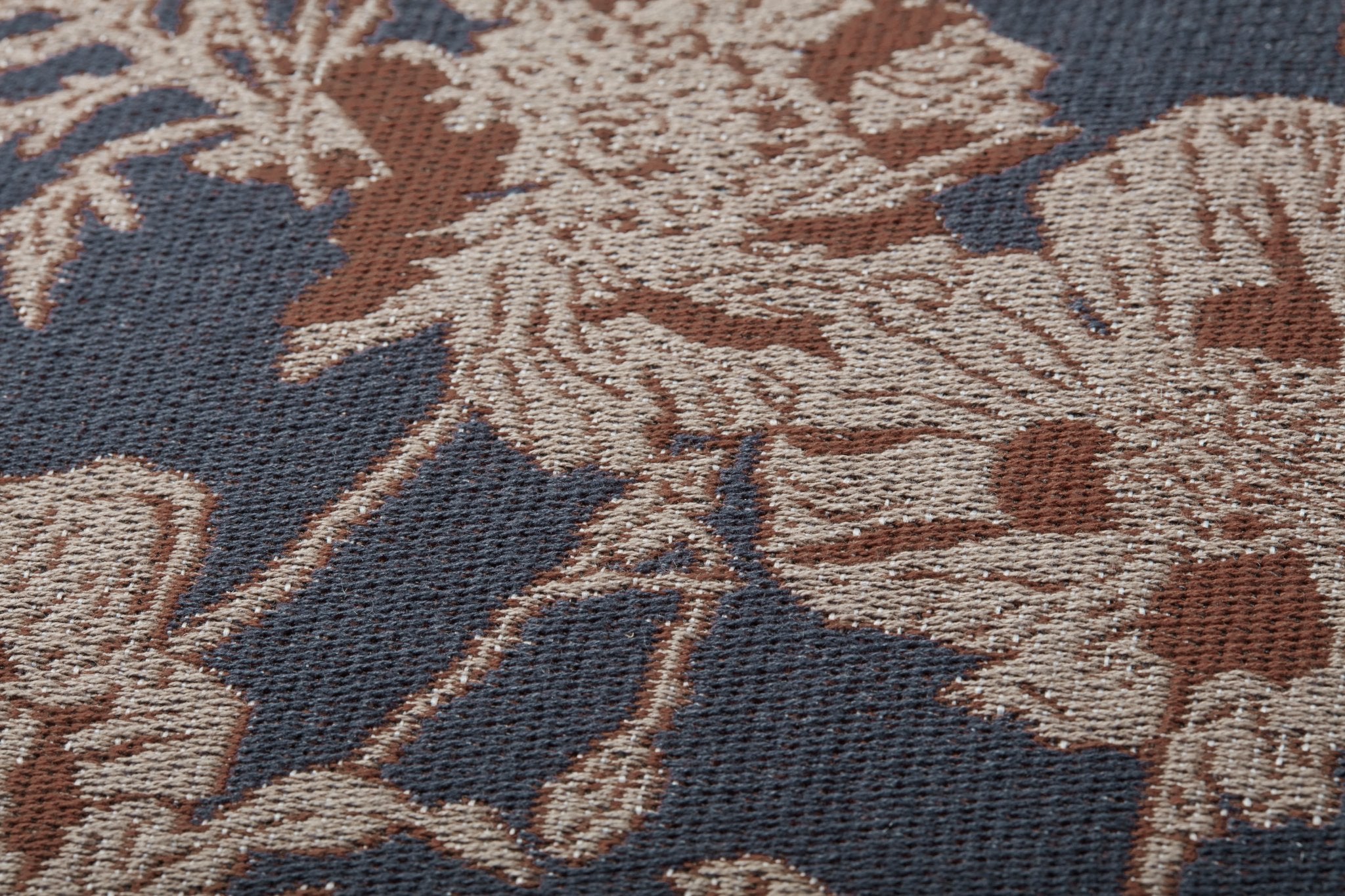 Chris Loves Julia x Loloi Matilda Navy / Clay 18'' x 18'' Pillow White Cliff Studio Throw Pillows