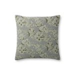Chris Loves Julia x Loloi Matilda Silver Sage 18'' x 18'' Pillow White Cliff Studio Throw Pillows
