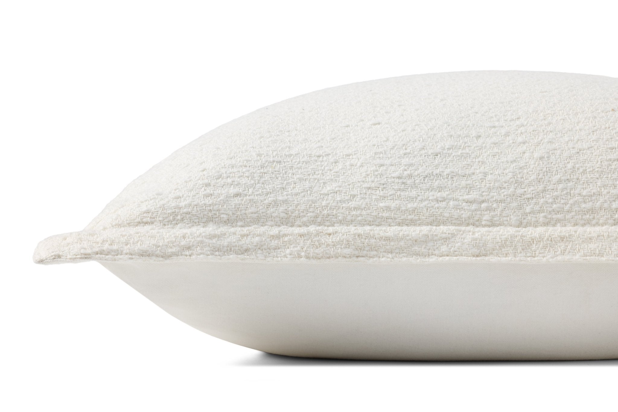 Chris Loves Julia x Loloi Morris White 22'' x 22'' Cover Only White Cliff Studio Throw Pillows