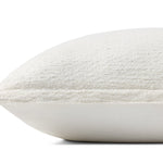 Chris Loves Julia x Loloi Morris White 22'' x 22'' Cover Only White Cliff Studio Throw Pillows