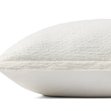 Chris Loves Julia x Loloi Morris White 22'' x 22'' Cover Only White Cliff Studio Throw Pillows