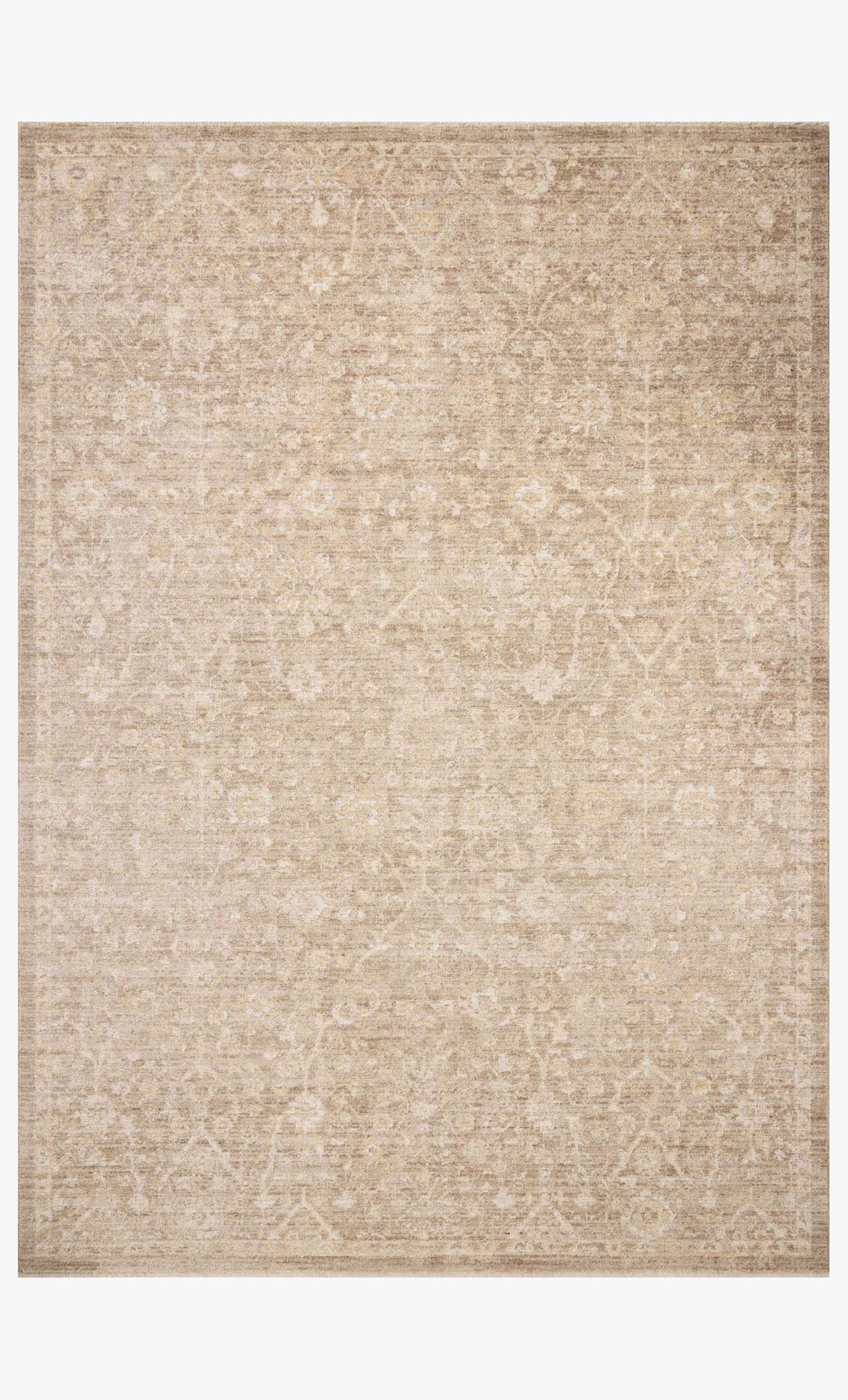 Chris Loves Julia x Loloi Palma Bark / Natural Rug White Cliff Studio Area Rugs