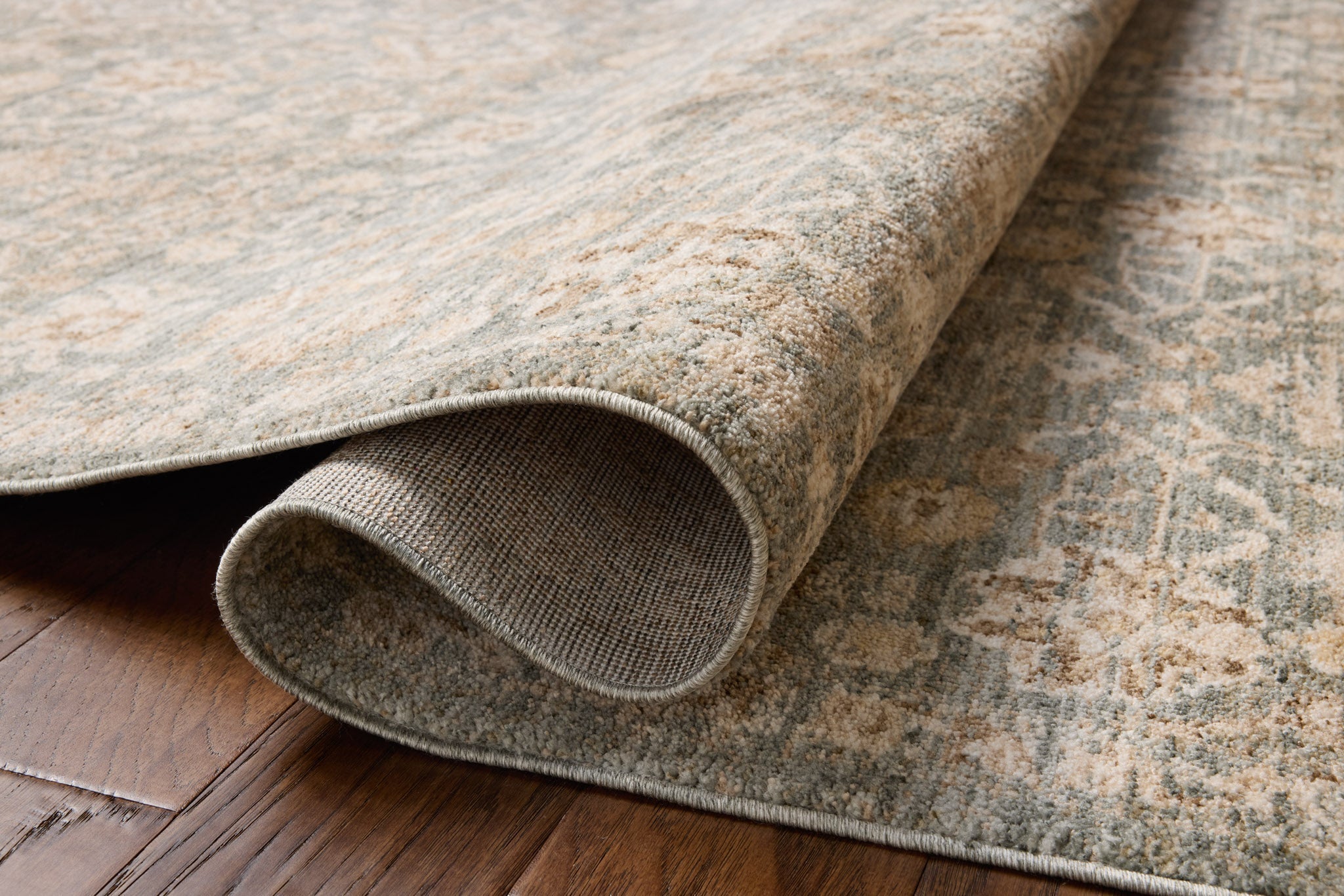 Chris Loves Julia x Loloi Palma Blue / Natural Rug White Cliff Studio Area Rugs
