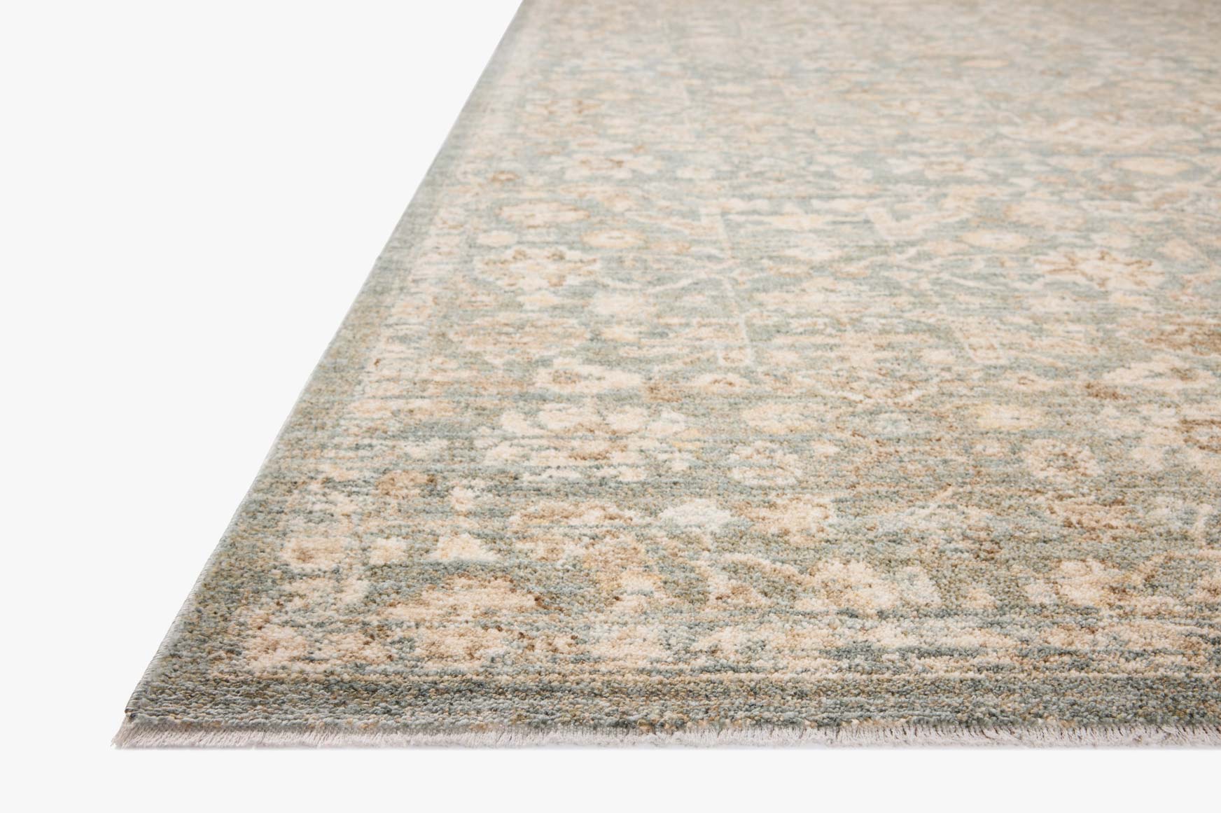 Chris Loves Julia x Loloi Palma Blue / Natural Rug White Cliff Studio Area Rugs