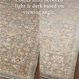 Chris Loves Julia x Loloi Palma Blue / Natural Rug White Cliff Studio Area Rugs