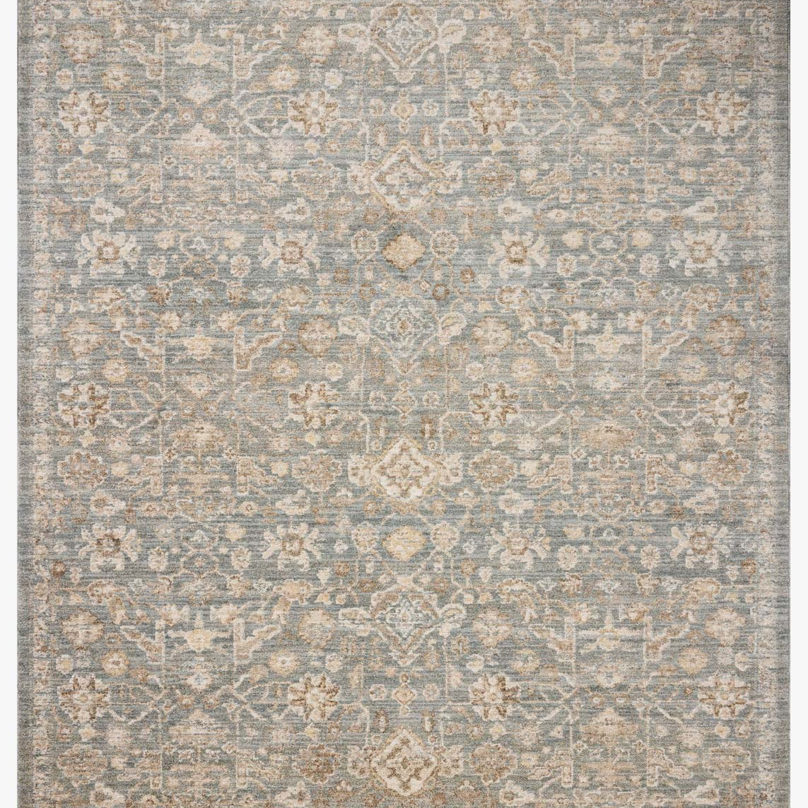 Chris Loves Julia x Loloi Palma Blue / Natural Rug White Cliff Studio Area Rugs