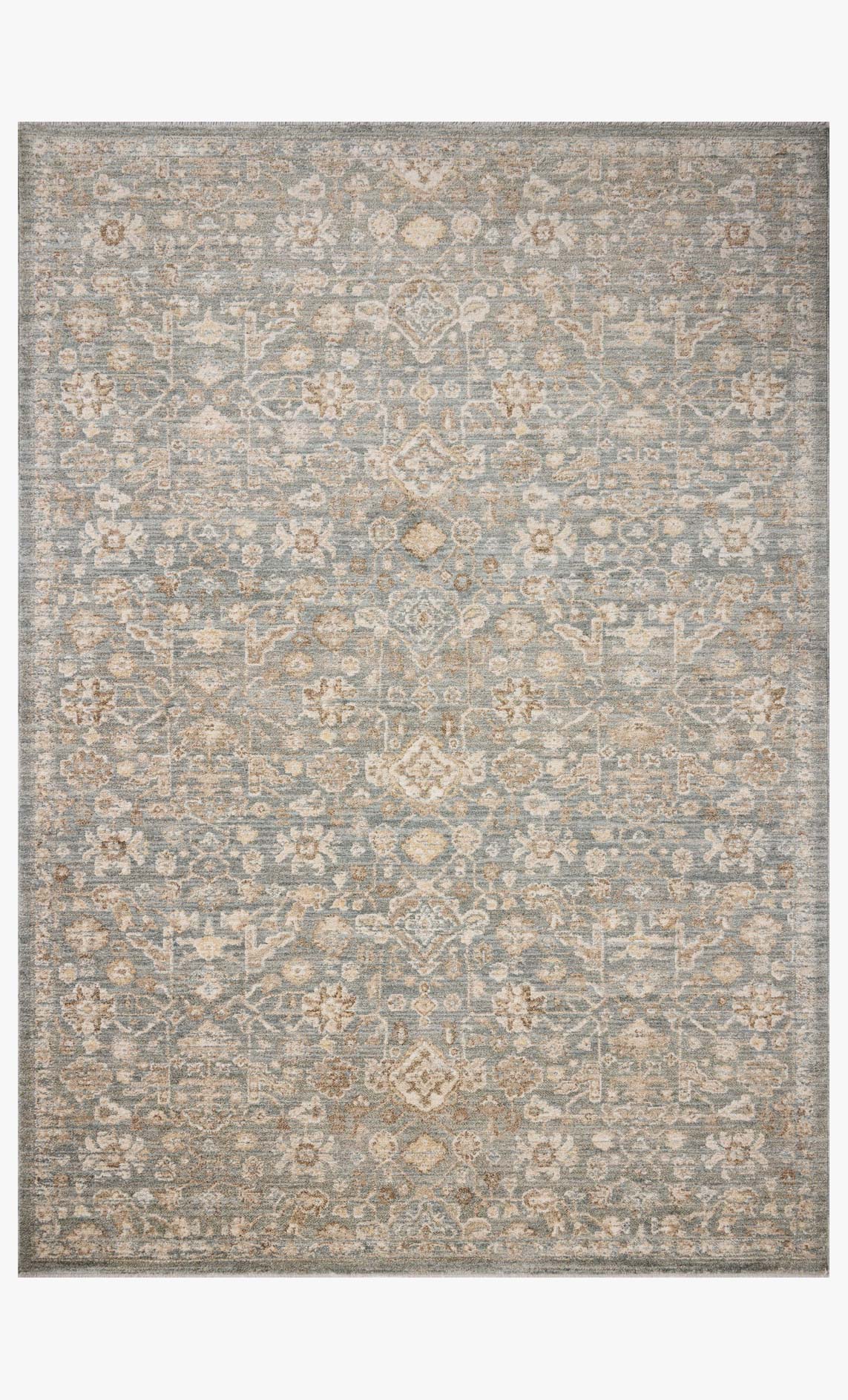 Chris Loves Julia x Loloi Palma Blue / Natural Rug White Cliff Studio Area Rugs