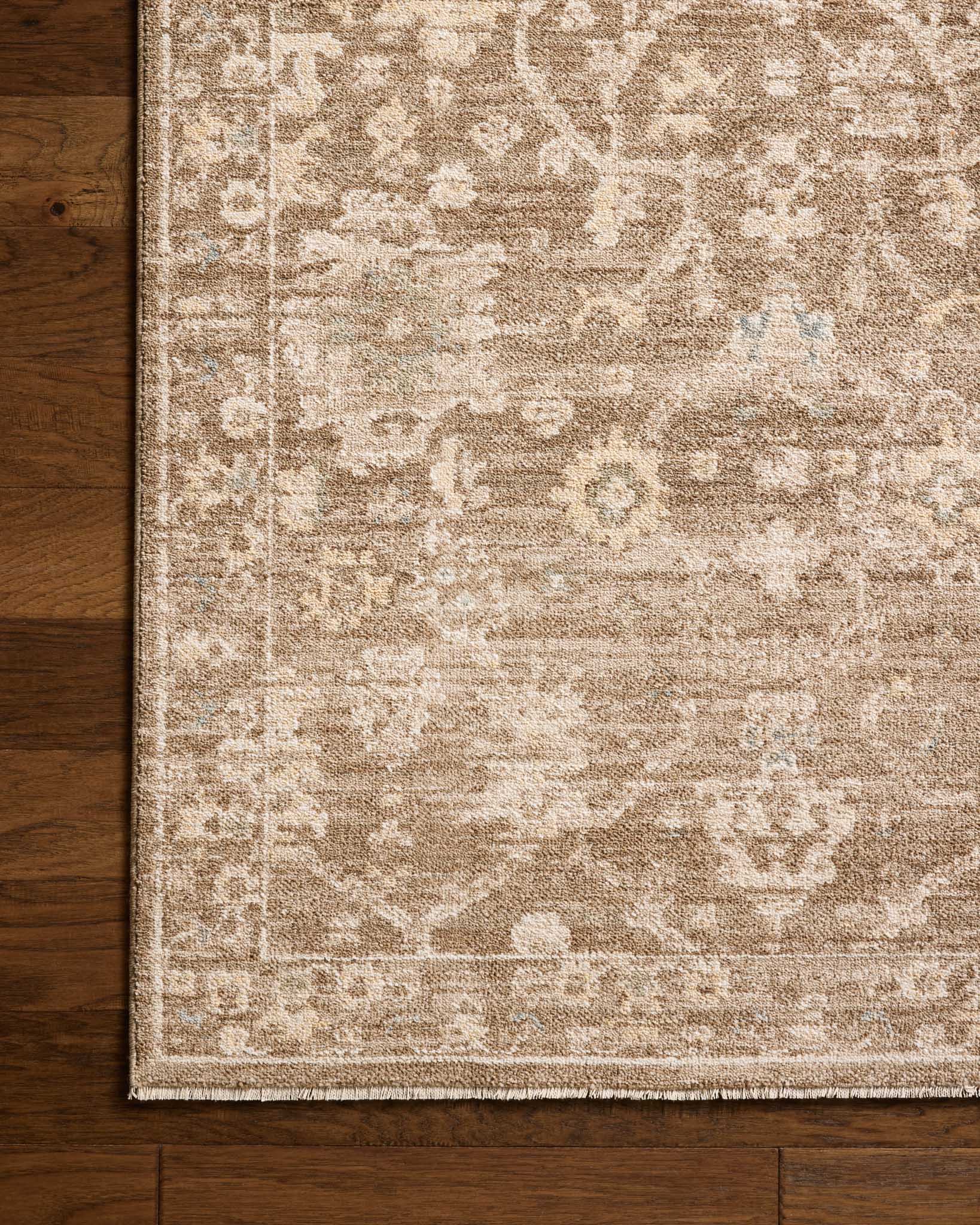 Chris Loves Julia x Loloi Palma Brown / Earth Rug White Cliff Studio Area Rugs