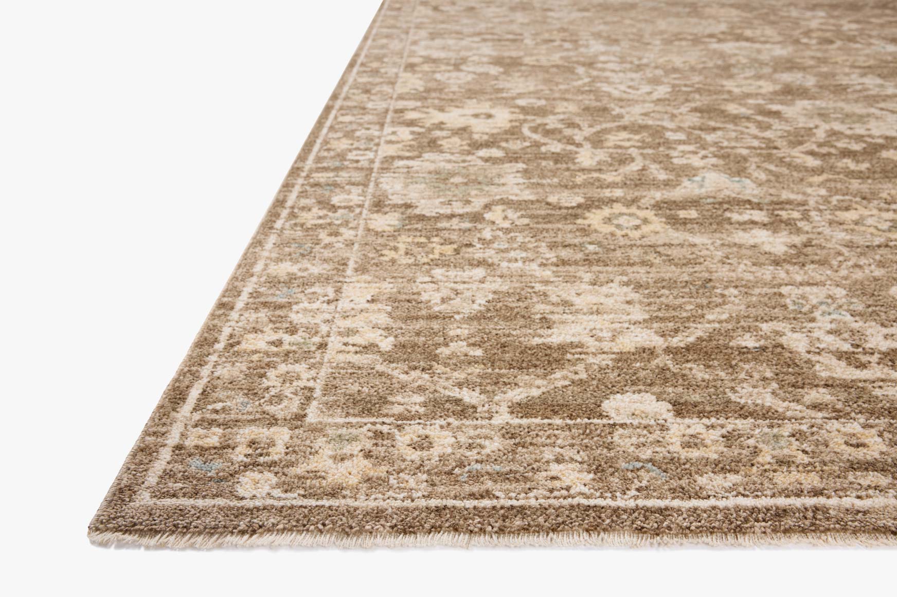 Chris Loves Julia x Loloi Palma Brown / Earth Rug White Cliff Studio Area Rugs