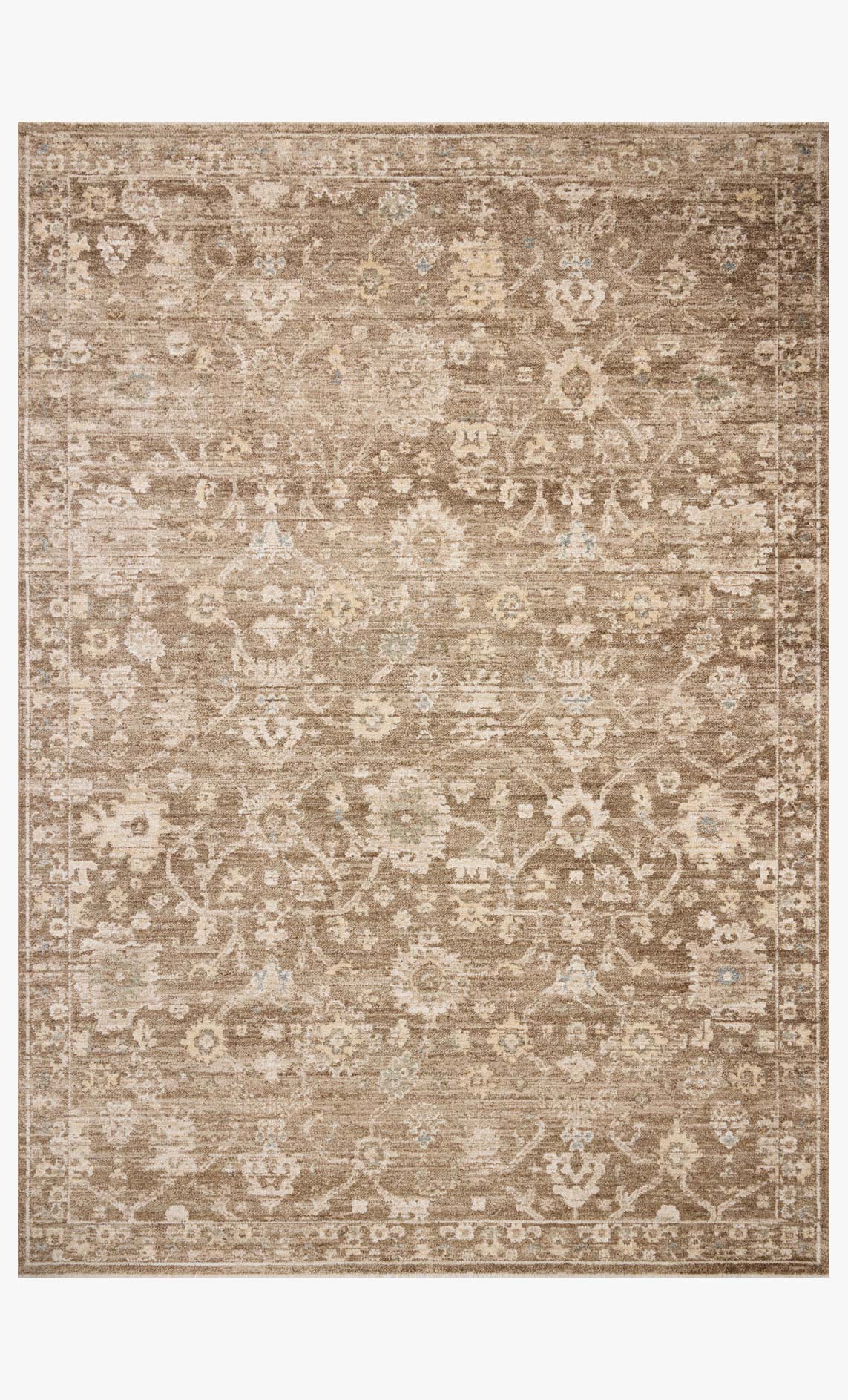Chris Loves Julia x Loloi Palma Brown / Earth Rug White Cliff Studio Area Rugs