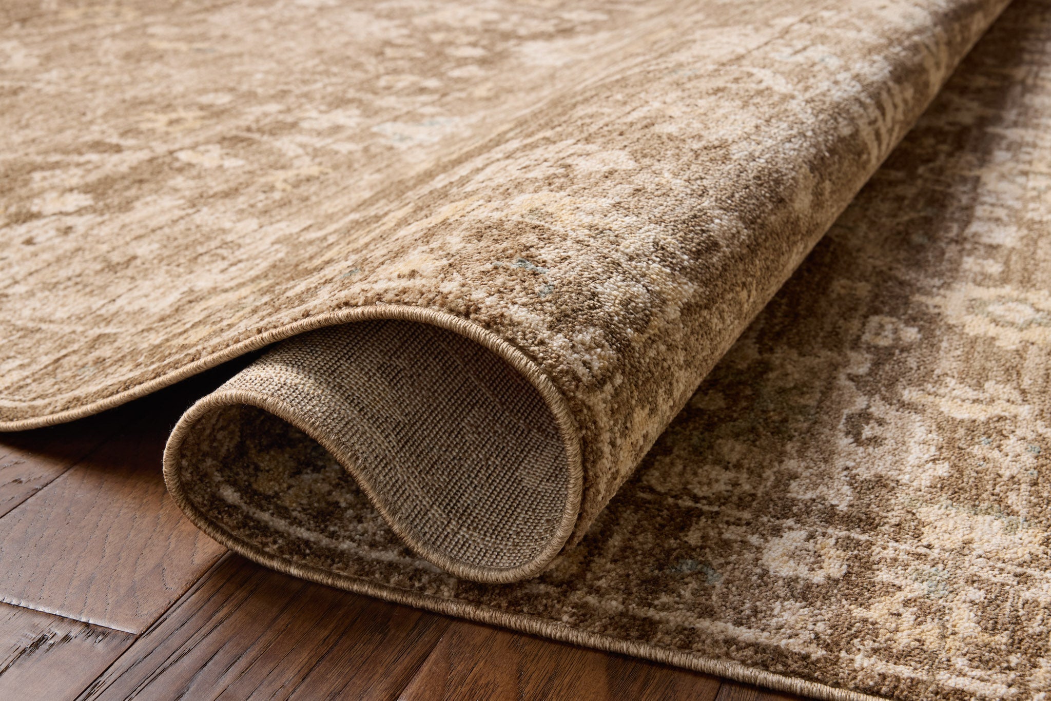 Chris Loves Julia x Loloi Palma Brown / Earth Rug White Cliff Studio Area Rugs