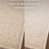 Chris Loves Julia x Loloi Palma Ivory / Sand Rug White Cliff Studio Area Rugs