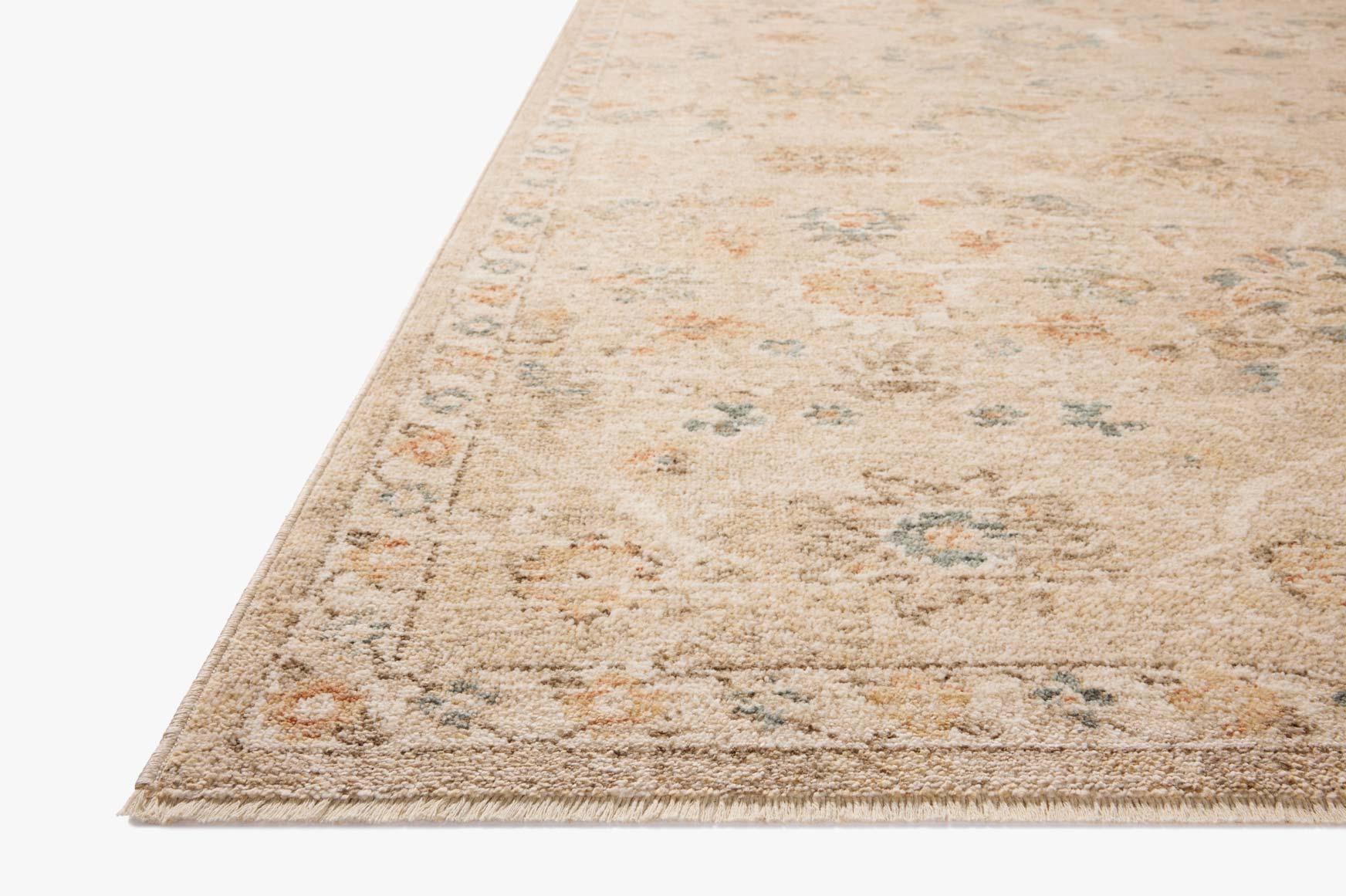 Chris Loves Julia x Loloi Palma Natural / Multi Rug White Cliff Studio Area Rugs