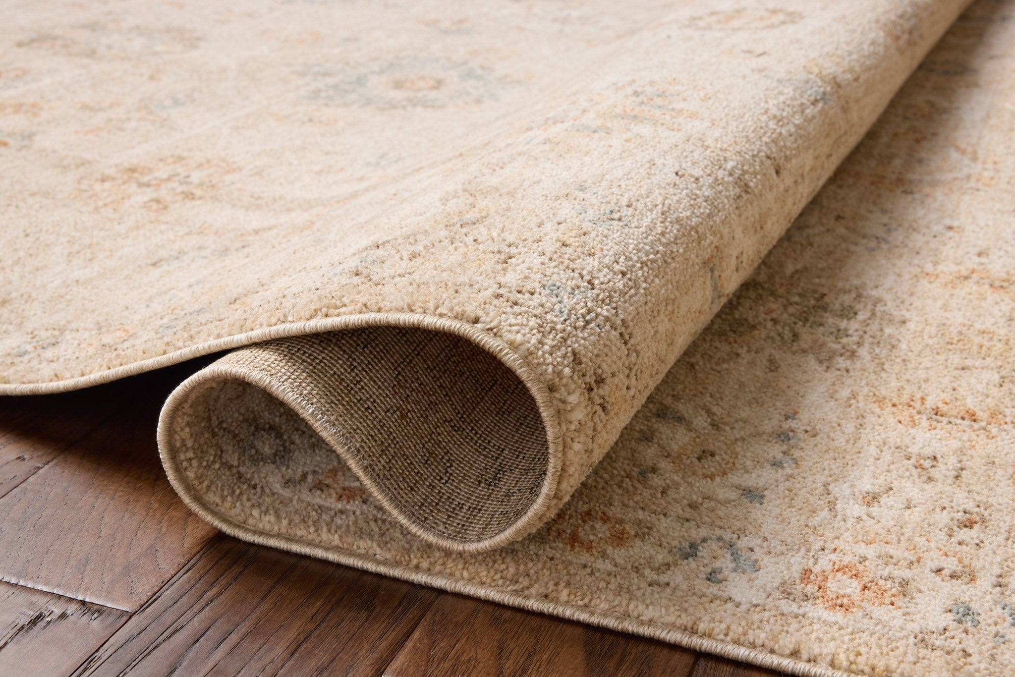Chris Loves Julia x Loloi Palma Natural / Multi Rug White Cliff Studio Area Rugs