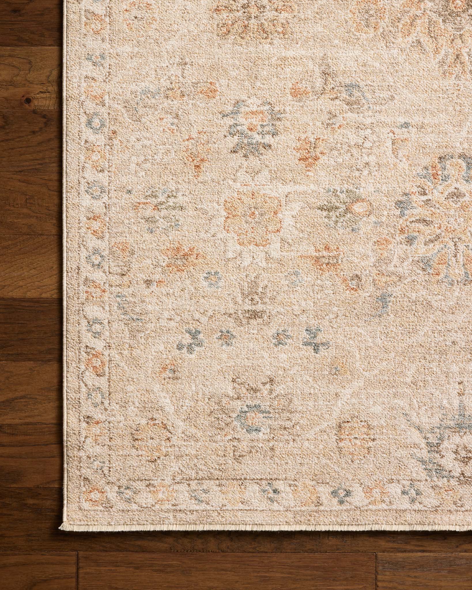 Chris Loves Julia x Loloi Palma Natural / Multi Rug White Cliff Studio Area Rugs