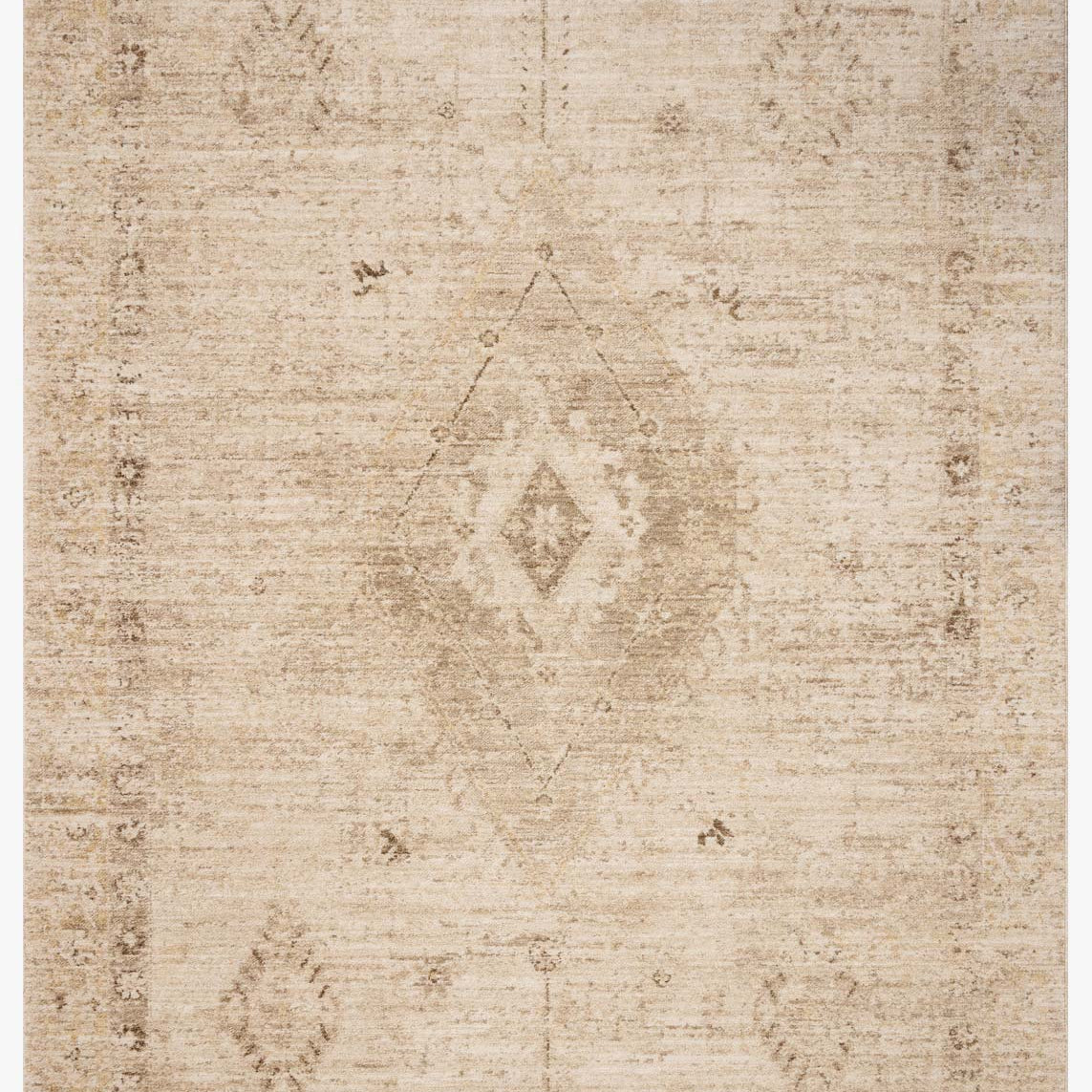 Chris Loves Julia x Loloi Palma Natural / Smoke Rug White Cliff Studio Area Rugs