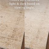 Chris Loves Julia x Loloi Palma Natural / Smoke Rug White Cliff Studio Area Rugs
