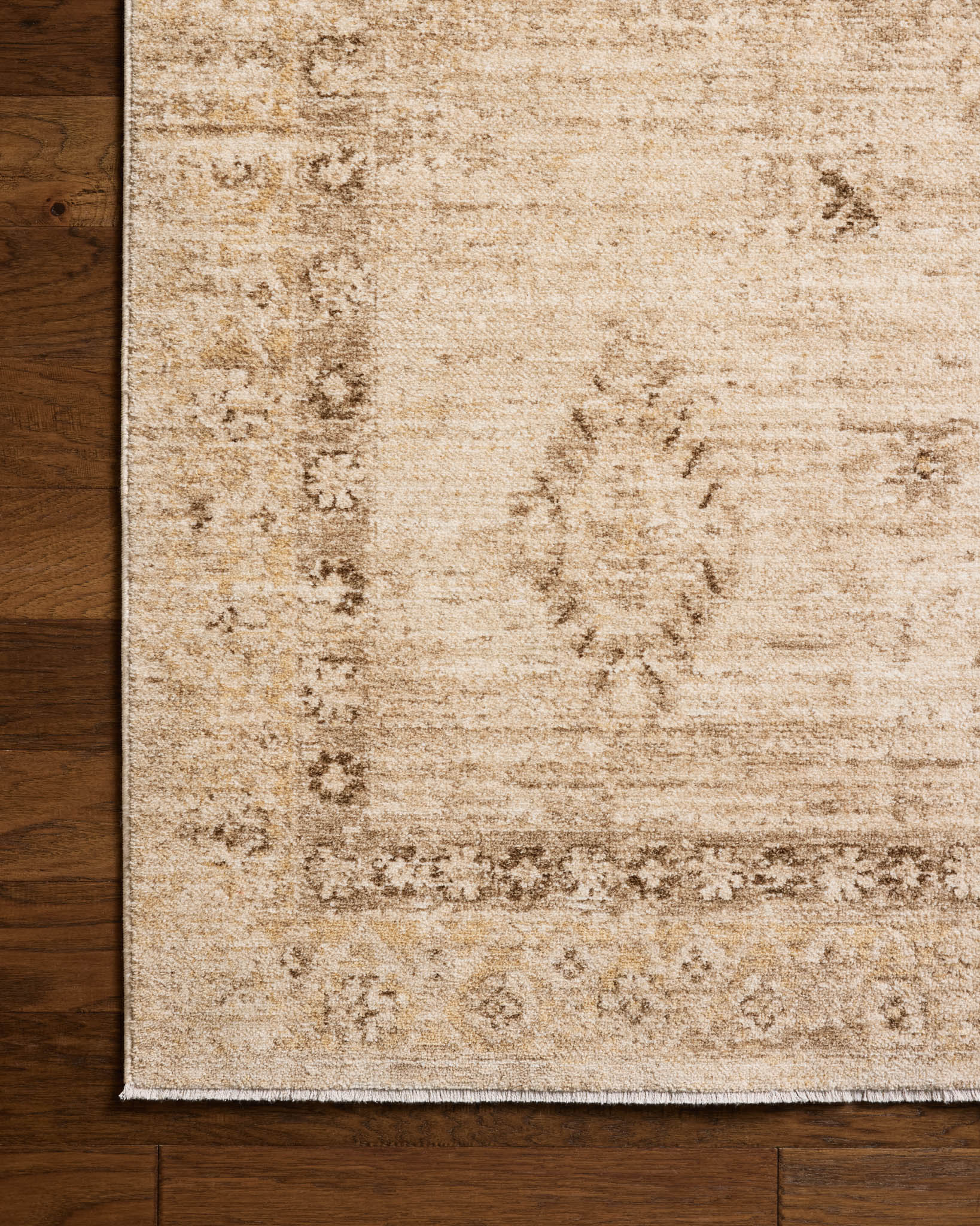 Chris Loves Julia x Loloi Palma Natural / Smoke Rug White Cliff Studio Area Rugs