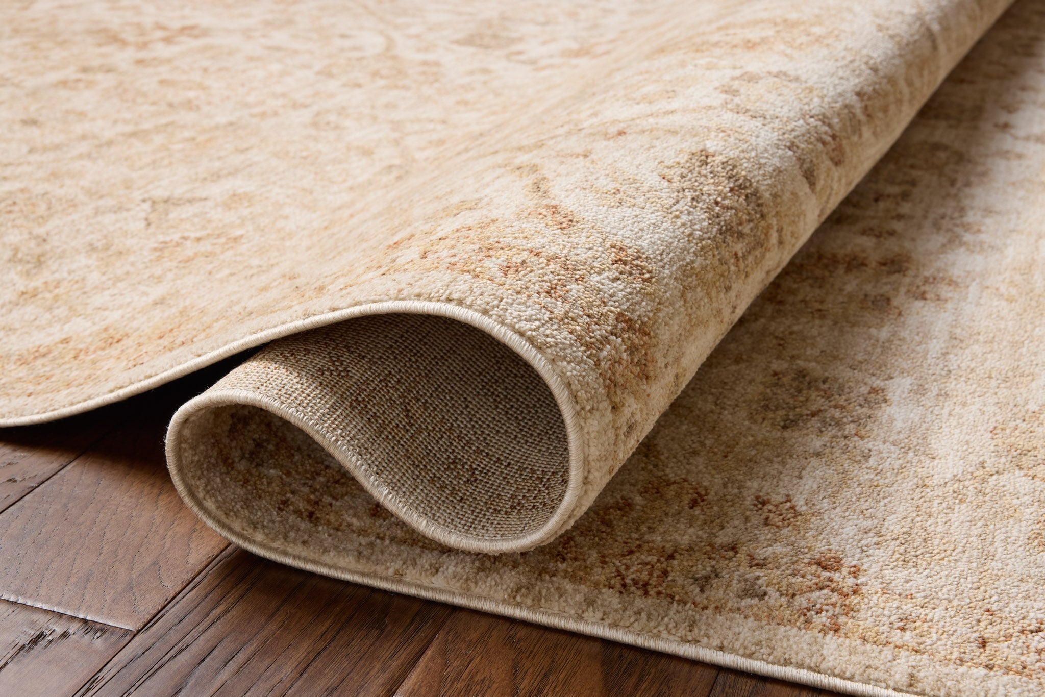Chris Loves Julia x Loloi Palma Natural / Spice Rug White Cliff Studio Area Rugs