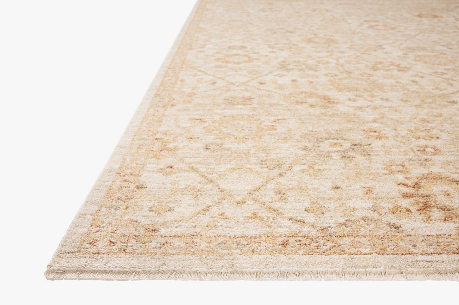 Chris Loves Julia x Loloi Palma Natural / Spice Rug White Cliff Studio Area Rugs