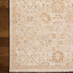 Chris Loves Julia x Loloi Palma Natural / Spice Rug White Cliff Studio Area Rugs