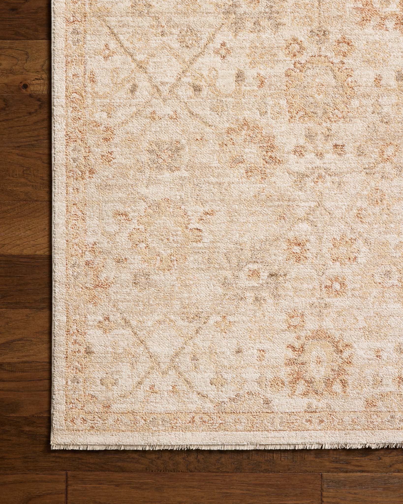Chris Loves Julia x Loloi Palma Natural / Spice Rug White Cliff Studio Area Rugs