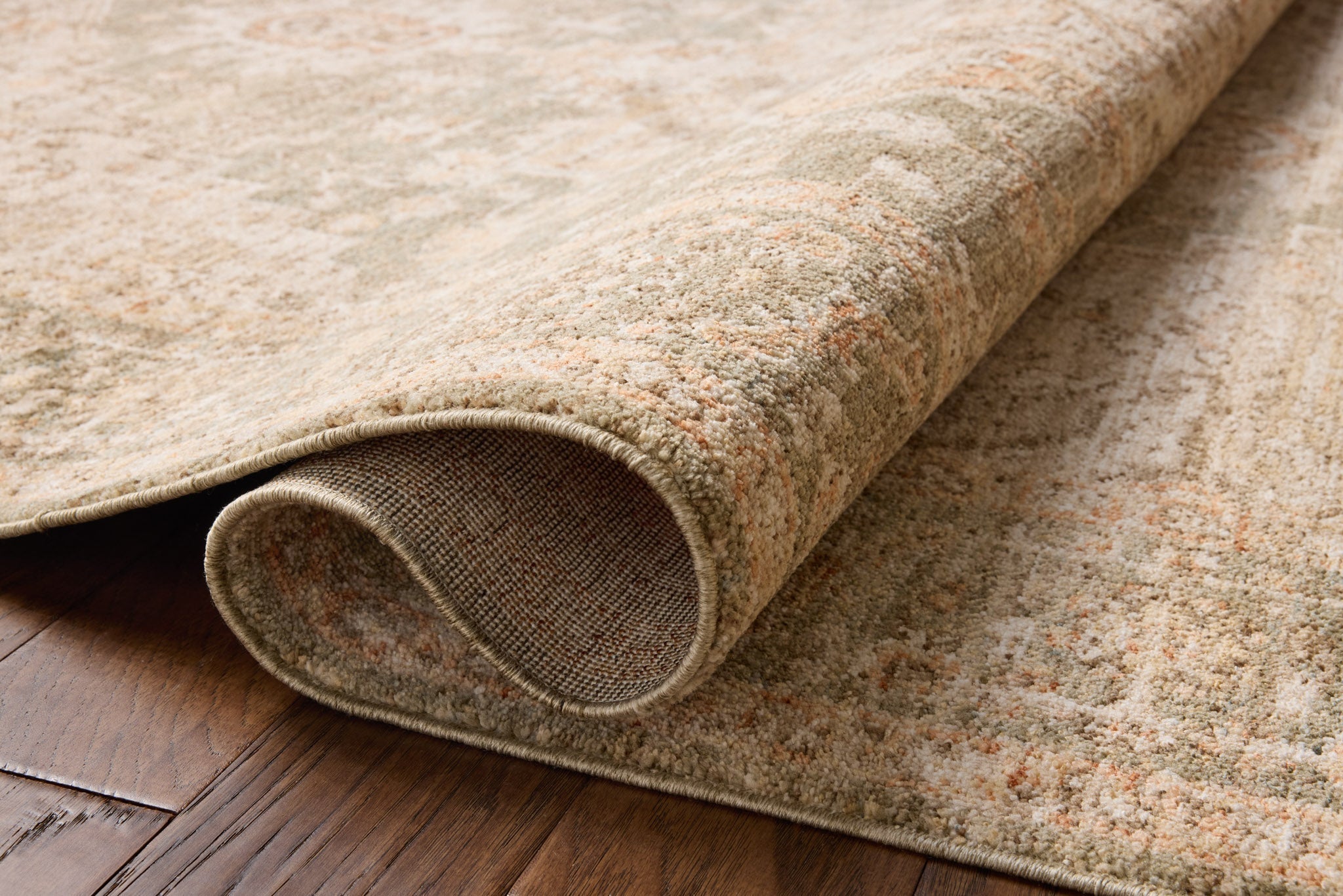Chris Loves Julia x Loloi Palma Olive / Spice Rug White Cliff Studio Area Rugs