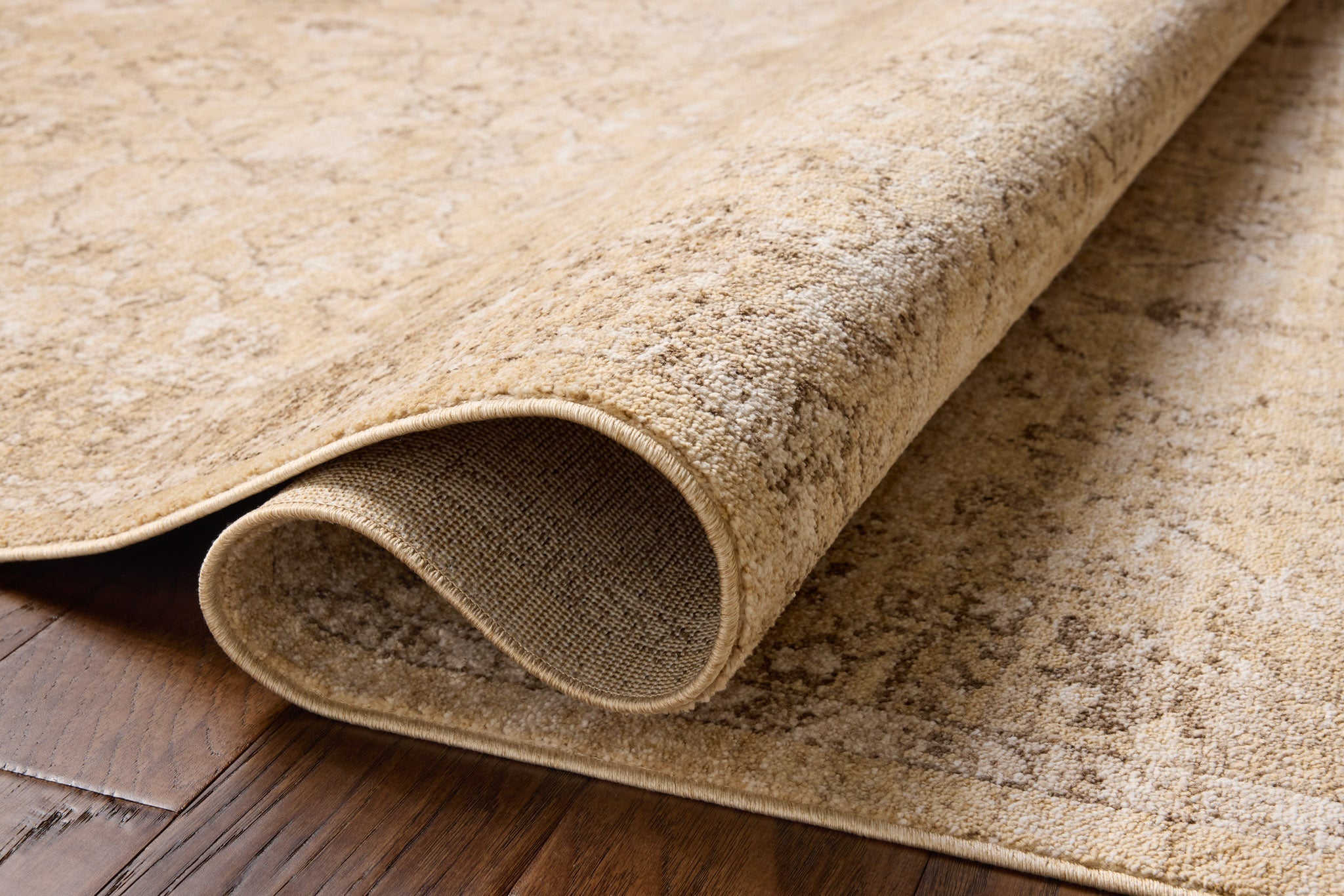 Chris Loves Julia x Loloi Palma Wheat / Bark Rug White Cliff Studio Area Rugs