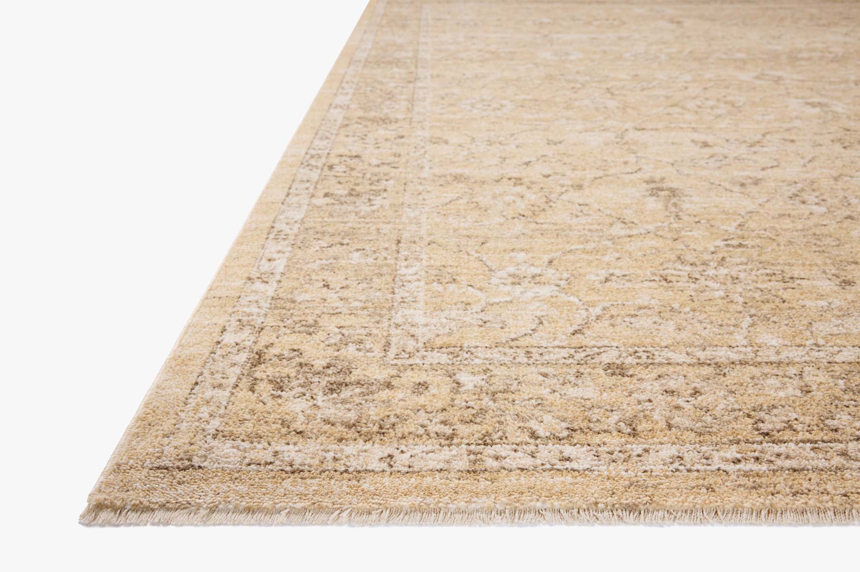 Chris Loves Julia x Loloi Palma Wheat / Bark Rug White Cliff Studio Area Rugs
