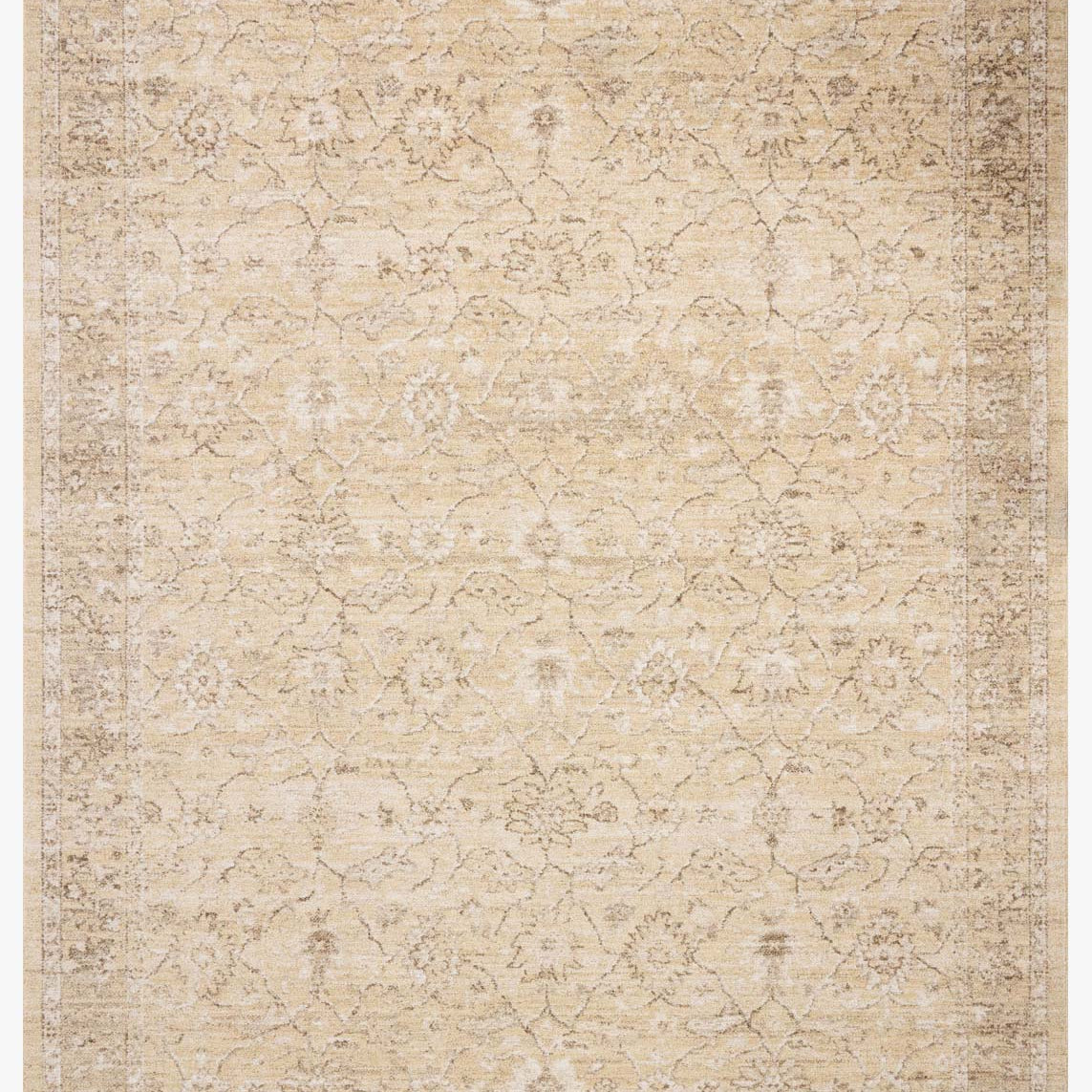 Chris Loves Julia x Loloi Palma Wheat / Bark Rug White Cliff Studio Area Rugs