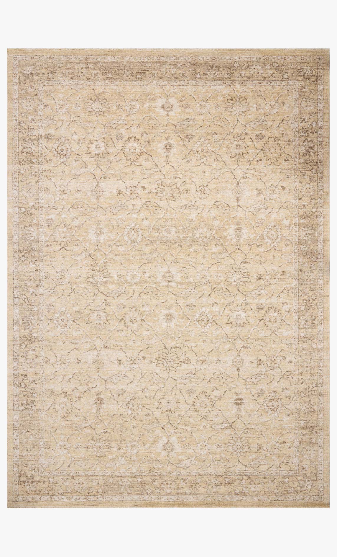 Chris Loves Julia x Loloi Palma Wheat / Bark Rug White Cliff Studio Area Rugs