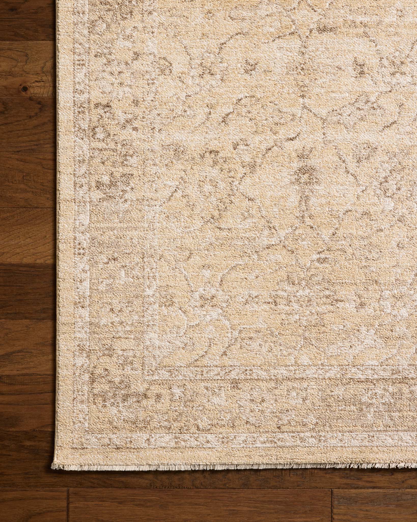 Chris Loves Julia x Loloi Palma Wheat / Bark Rug White Cliff Studio Area Rugs