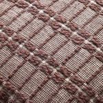 Chris Loves Julia x Loloi Poe Burgundy 18'' x 18'' Cover w/Down Pillow White Cliff Studio Throw Pillows