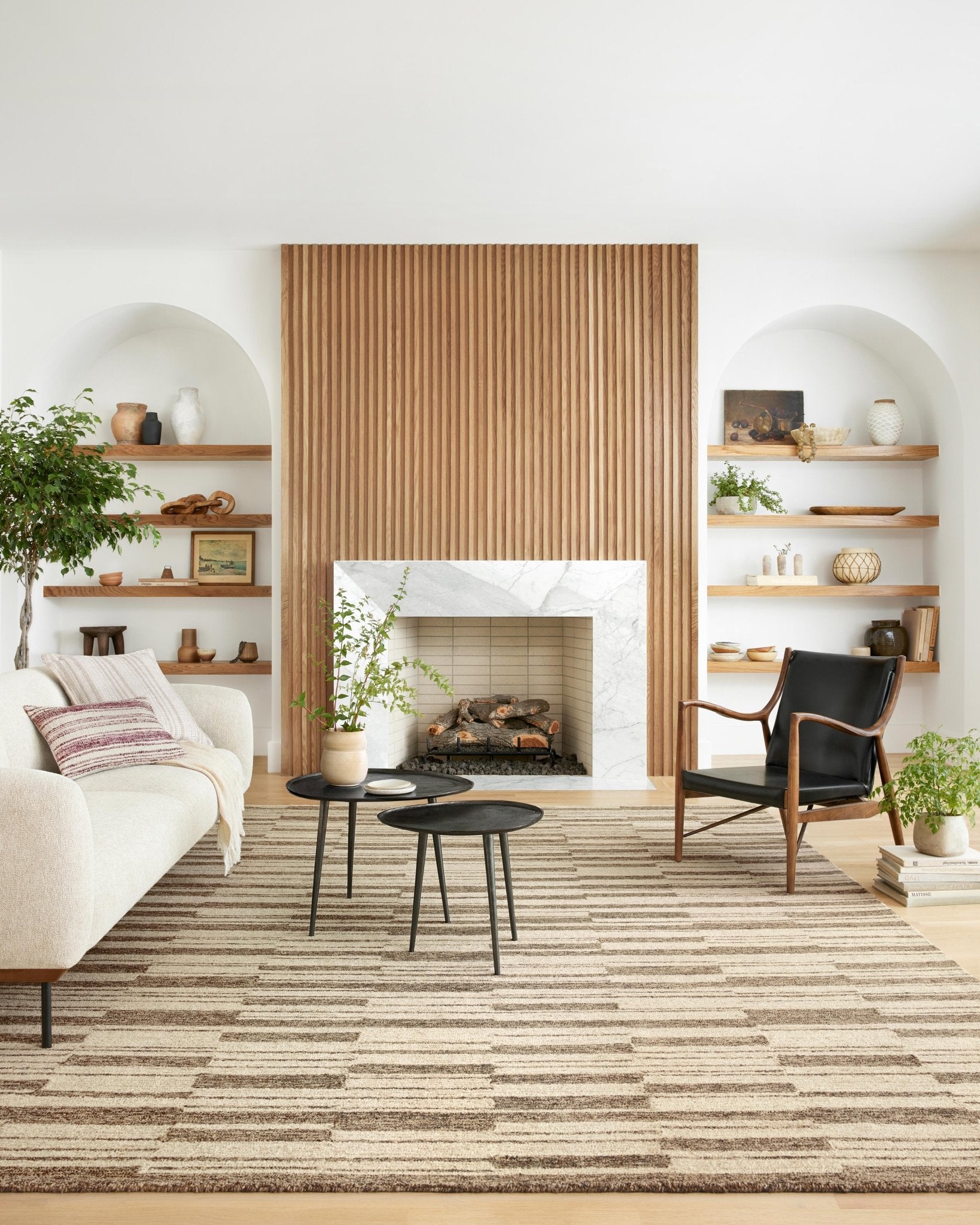 Chris Loves Julia x Loloi Polly Beige / Tobacco Rug