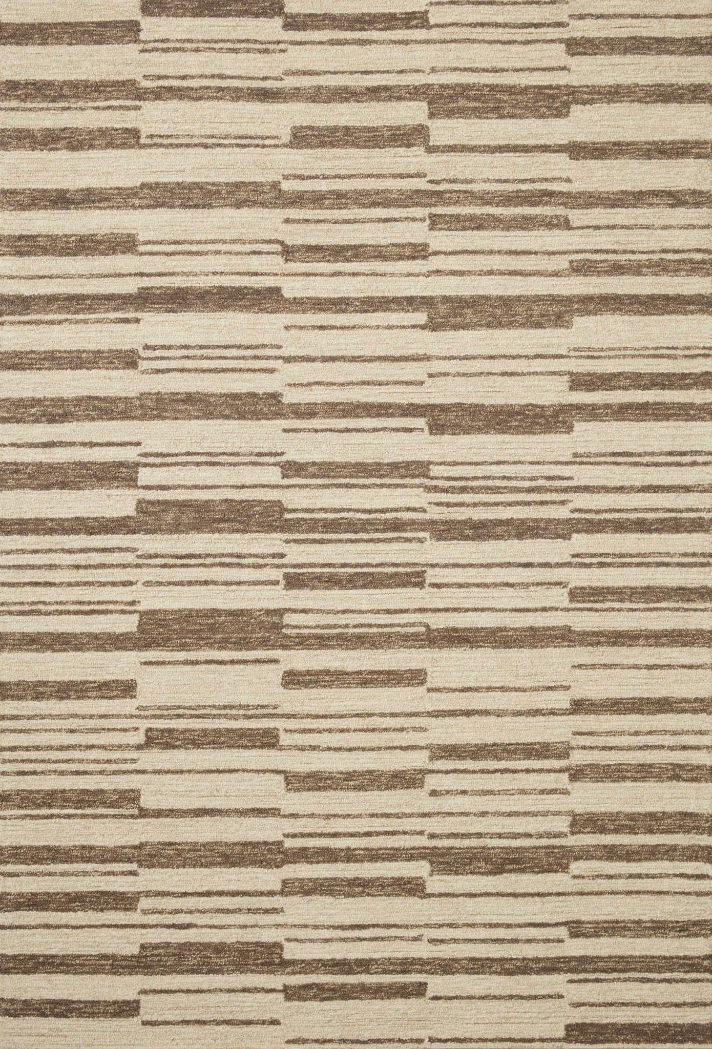 Chris Loves Julia x Loloi Polly Beige / Tobacco Rug