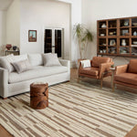 Chris Loves Julia x Loloi Polly Beige / Tobacco Rug