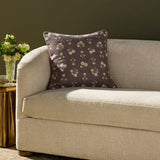 Chris Loves Julia x Loloi Posie Mauve / Multi 20'' x 20'' Pillow White Cliff Studio Throw Pillows
