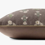 Chris Loves Julia x Loloi Posie Mauve / Multi 20'' x 20'' Pillow White Cliff Studio Throw Pillows