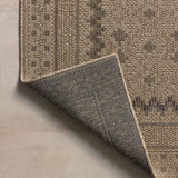 Chris Loves Julia x Loloi Providence Charcoal / Dove 18" x 18" Sample Rug White Cliff Studio Area Rugs